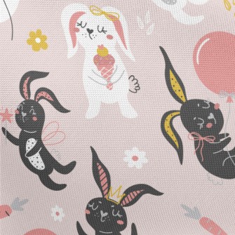 Rabbit Happy Carnival Pongee