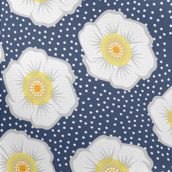 Fresh Big Flowers Pongee