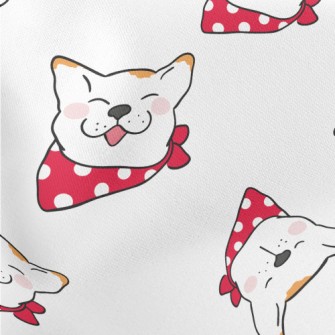 Deadly Smiley Dog Lightweight Cotton Poplin