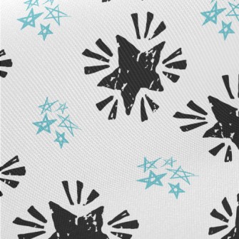 Radial Mottled Stars Midweight Cotton Poplin