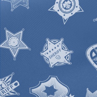 Handsome Police Medal Midweight Cotton Poplin