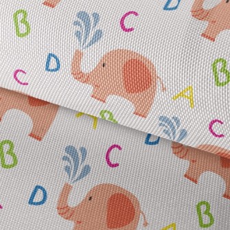 ABCD Elephant Sprays Water Waterproof Oxford