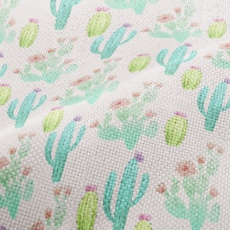 Cactus Flower Family Performance Linen