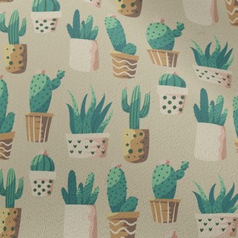 Cactus And Succulent Potted Pl Chiffon