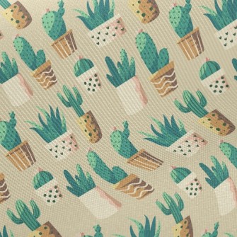 Cactus And Succulent Potted Pl Twill