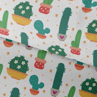 Beautiful Potted Cactus Waterproof Oxford