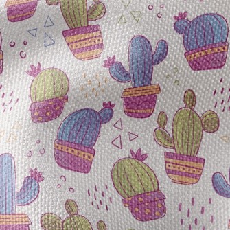 Mexican Cactus Waterproof Canvas