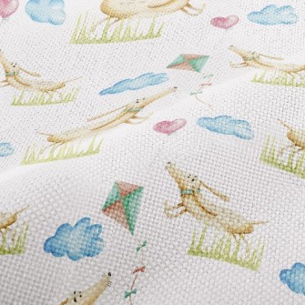 Dachshund Kite Balloon Performance Linen