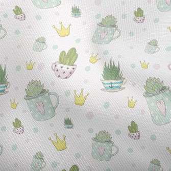 Crown And Succulents Dobby
