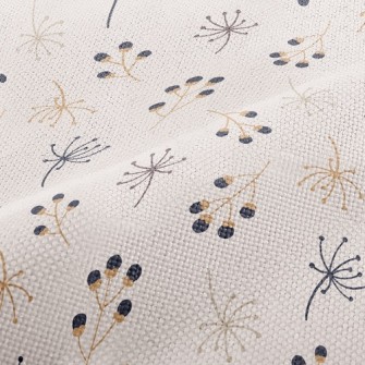 Autumn Flowers Performance Linen
