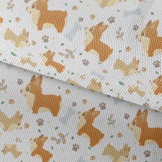 Happy Playing Corgi Dog Waterproof Oxford