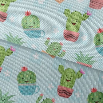 Funny Expression Cactus Waterproof Oxford