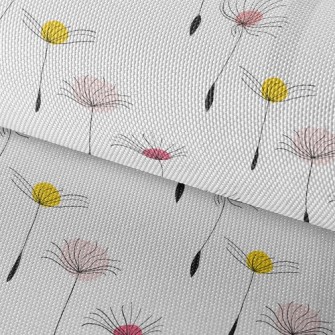 Dandelions Flying In The Air Waterproof Oxford