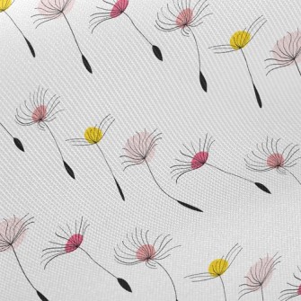 Dandelions Flying In The Air Twill