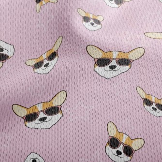 Corgi Sunglasses Athletic Mesh Flat Back