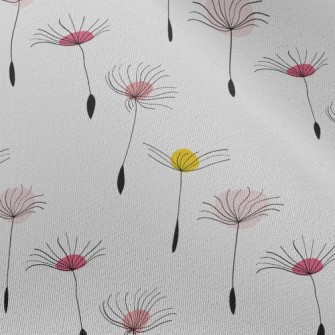 Dandelions Flying In The Air Chiffon