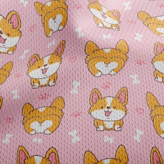 Sexy Butt Corgi Athletic Mesh Flat Back