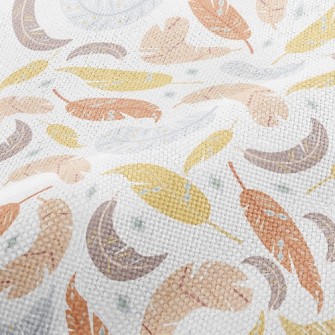 Beautiful Totem Feather Performance Linen