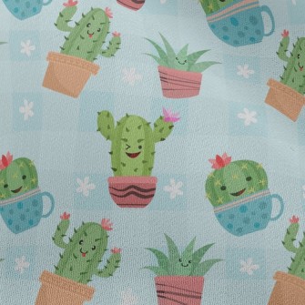 Funny Expression Cactus Chiffon