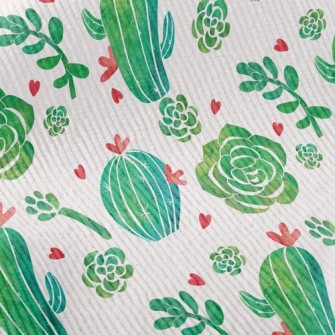 Love Cactus Rose Standard Corduroy