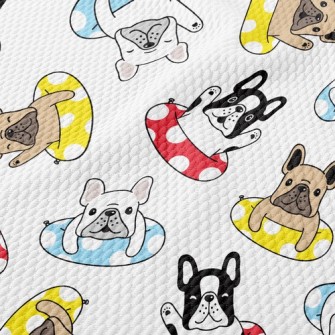 Bulldog Swimming Ring Birdseye Piqué