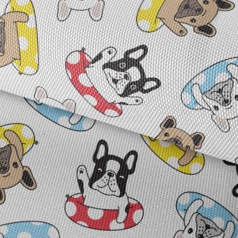 Bulldog Swimming Ring Waterproof Oxford