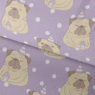 Bulldog Celebrates Birthday Waterproof Oxford