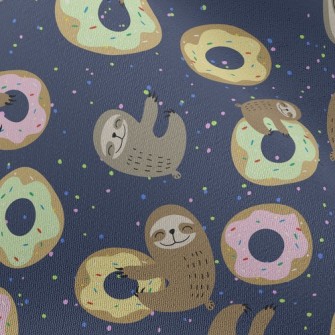 Sloths Love Donuts Chiffon