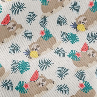 Tropical Fruits And Sloths Standard Corduroy
