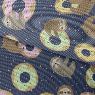 Sloths Love Donuts Waterproof Oxford