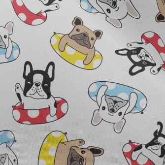 Bulldog Swimming Ring Chiffon