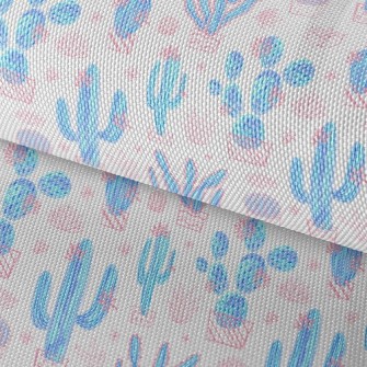 Hand Drawn Cactus Waterproof Oxford