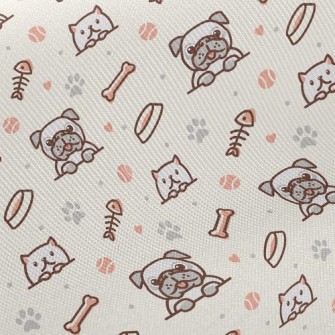 Cats And Dogs Baseball Game Twill