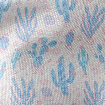 Hand Drawn Cactus Waterproof Canvas