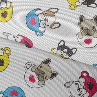 French Bulldog Coffee Mug Waterproof Oxford