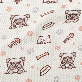 Cats And Dogs Baseball Game Birdseye Piqué