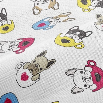 French Bulldog Coffee Mug Performance Linen