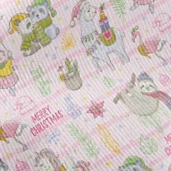 Animals Celebrate Christmas Standard Corduroy