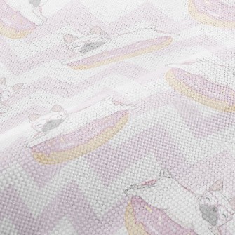 French Dou And Wavy Donuts Performance Linen