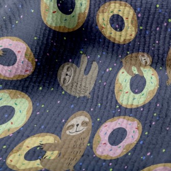 Sloths Love Donuts Terry