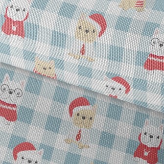 Christmas Costume Bulldog Waterproof Oxford
