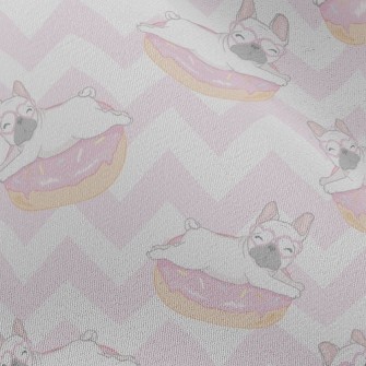 French Dou And Wavy Donuts Chiffon
