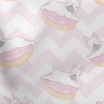 French Dou And Wavy Donuts Stretch Ponte
