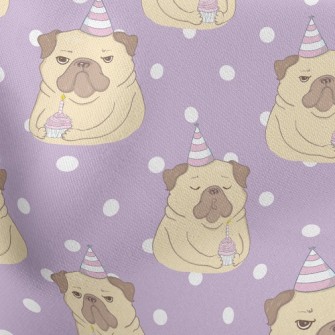 Bulldog Celebrates Birthday Stretch Ponte