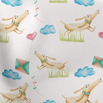 Dachshund Kite Balloon Stretch Ponte