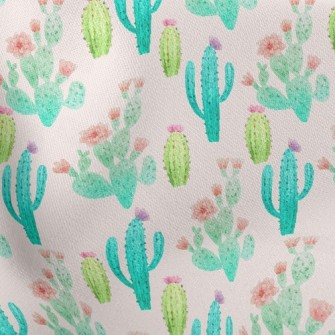 Cactus Flower Family Stretch Ponte