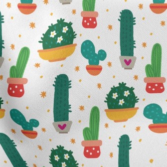 Beautiful Potted Cactus Stretch Ponte