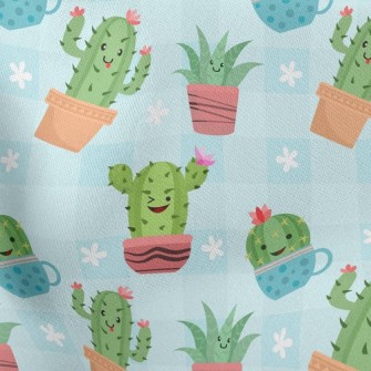 Funny Expression Cactus Stretch Ponte