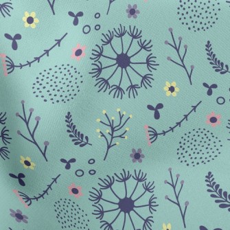 Dandelions And Flowers Stretch Ponte