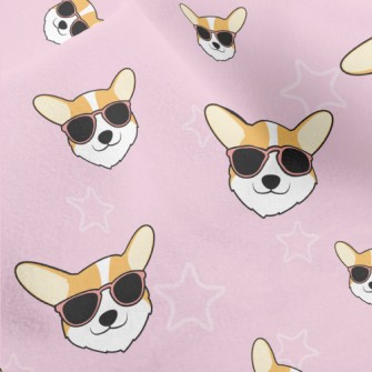Corgi Sunglasses Micro Fleece